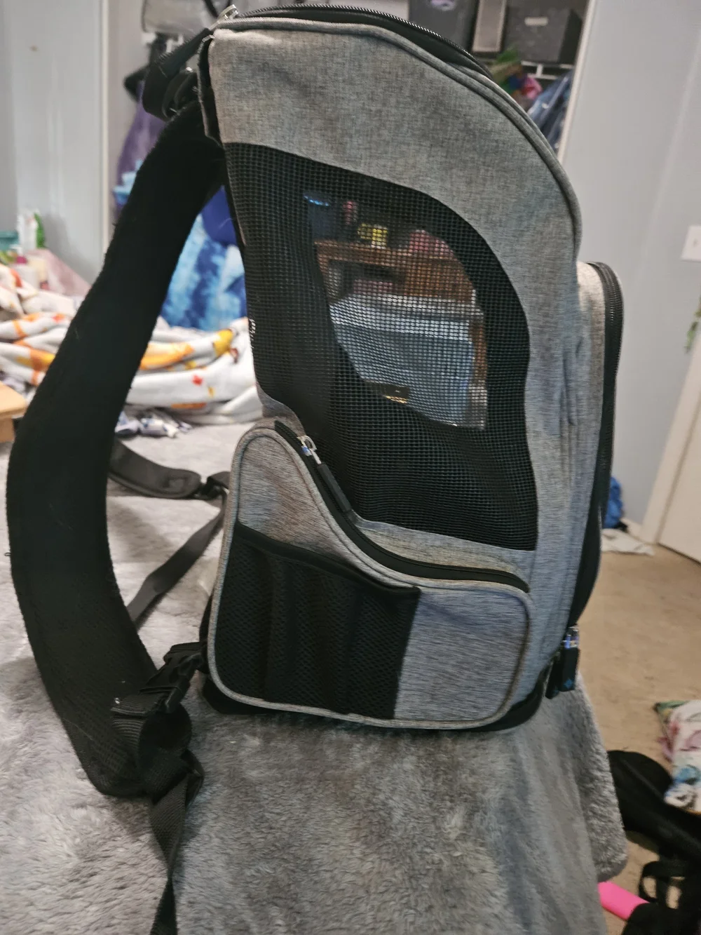 SHERPA Pet Carrier Backpack - Grey